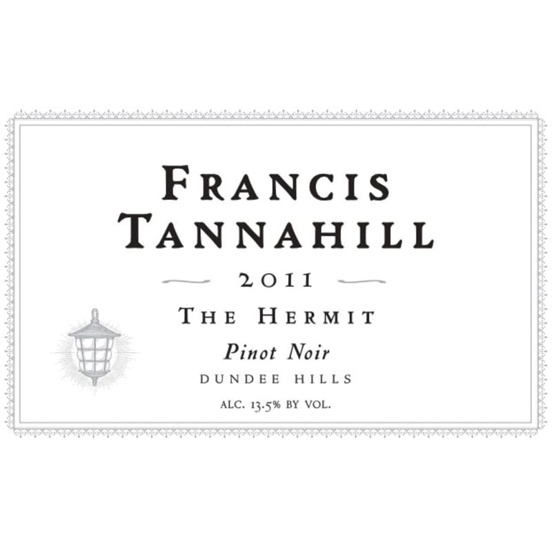 Francis Tannahill The Hermit Pinot Noir 2011 Front Label