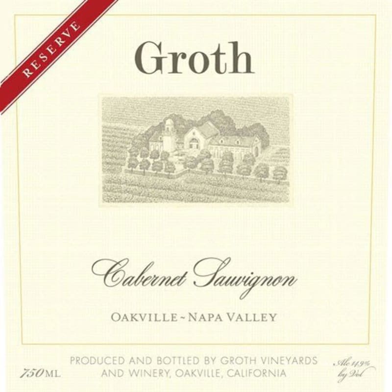 Groth Reserve Cabernet Sauvignon 1985 Front Label
