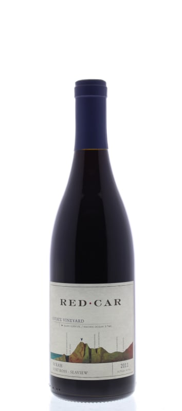 Red Car Estate Vineyard Syrah 2011 Front Bottle Shot