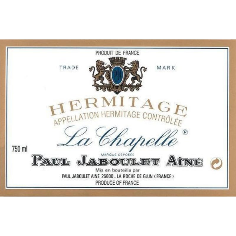 Jaboulet Hermitage La Chapelle (3 Liter Bottle) 1990 Front Label