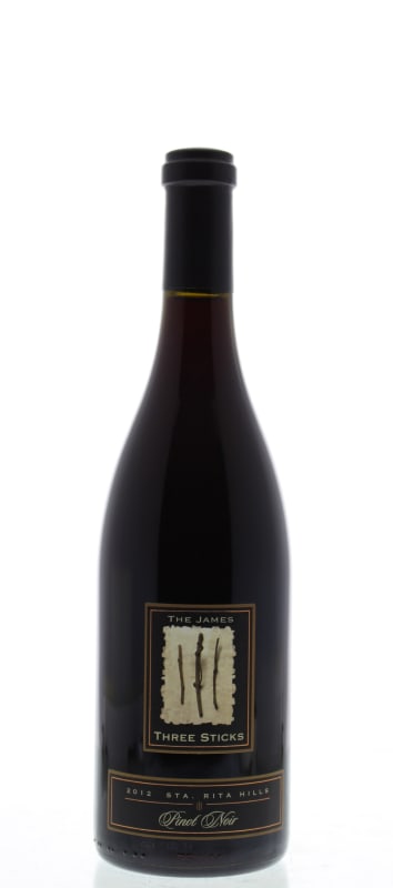 Three Sticks The James Pinot Noir 2012 Front Bottle Shot