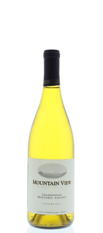 Mountain View Winery Monterey Chardonnay 2013 Front Bottle Shot