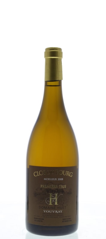 Domaine Huet Clos du Bourg Moelleux Premier Trie 2008 Front Bottle Shot