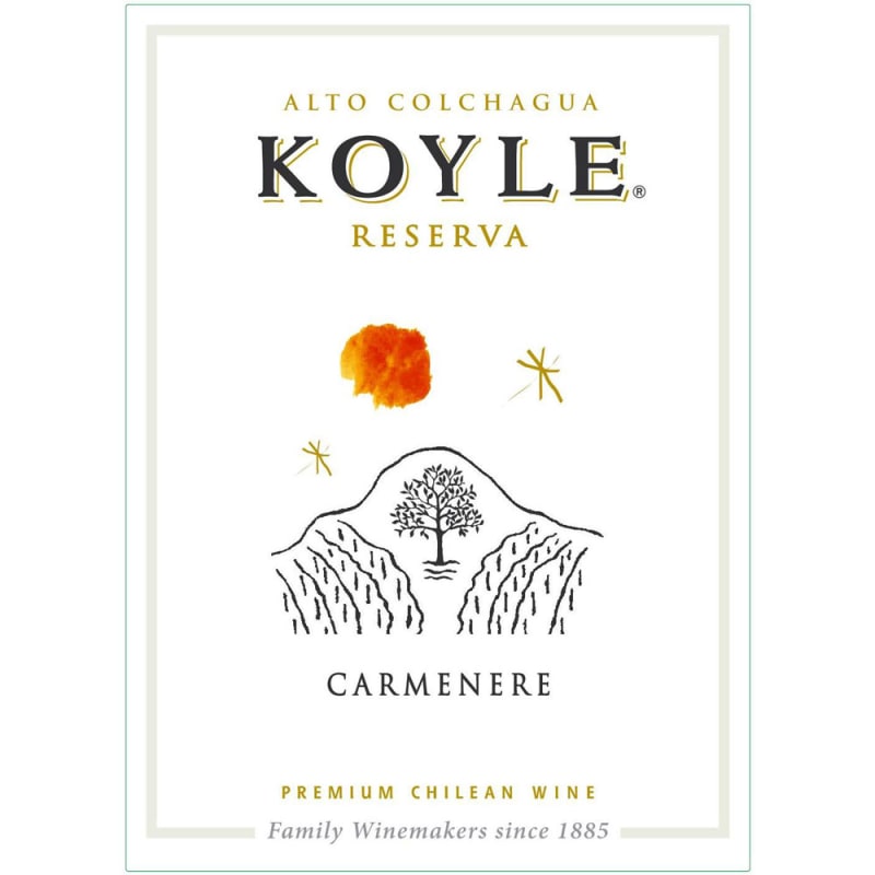 Koyle Gran Reserva Carmenere 2010 Front Label