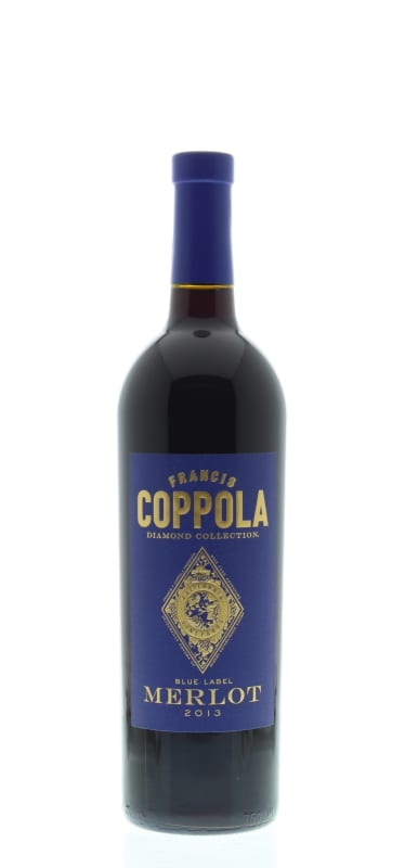 Francis Ford Coppola Diamond Collection Merlot 2013 Front Bottle Shot