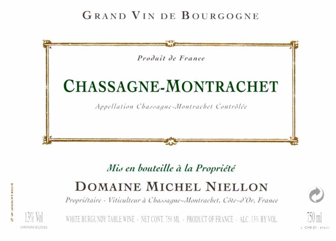 Domaine Michel Niellon Chassagne-Montrachet 2009 Front Label