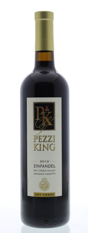 Pezzi King Dry Creek Zinfandel 2012 Front Bottle Shot