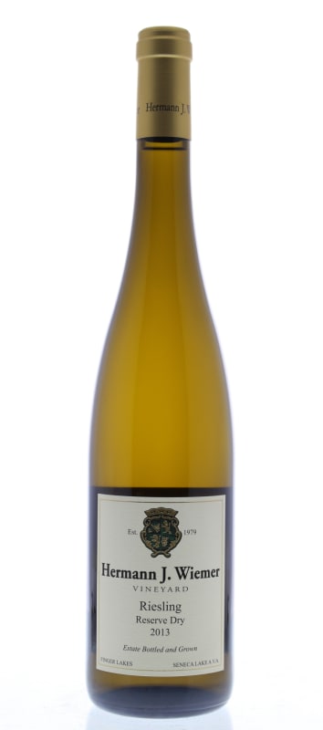 Hermann J. Wiemer Dry Reserve Riesling 2013 Front Bottle Shot