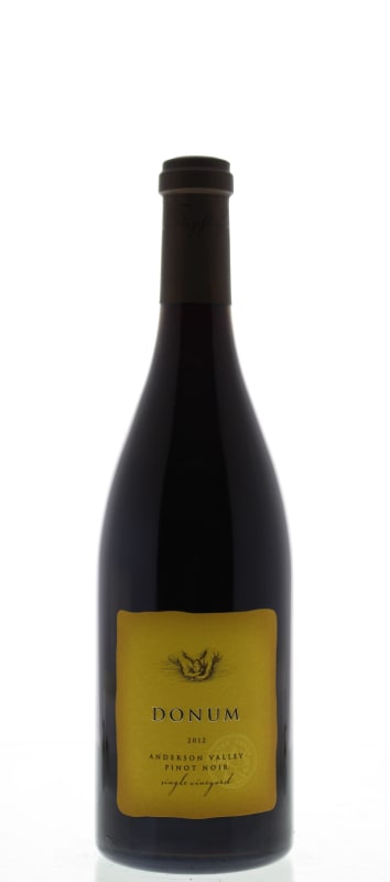 Donum Anderson Valley Estate Pinot Noir 2012 Front Bottle Shot