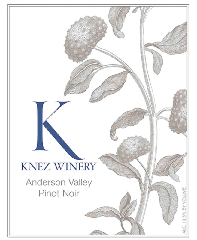 Knez Pinot Noir 2014 Front Label