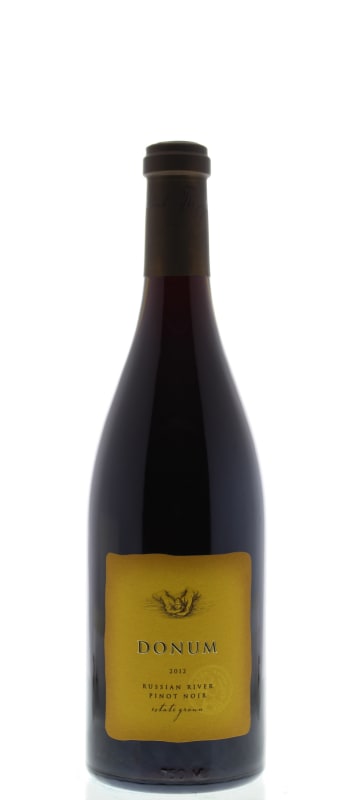 Donum Russian River Valley Pinot Noir 2012 Front Bottle Shot