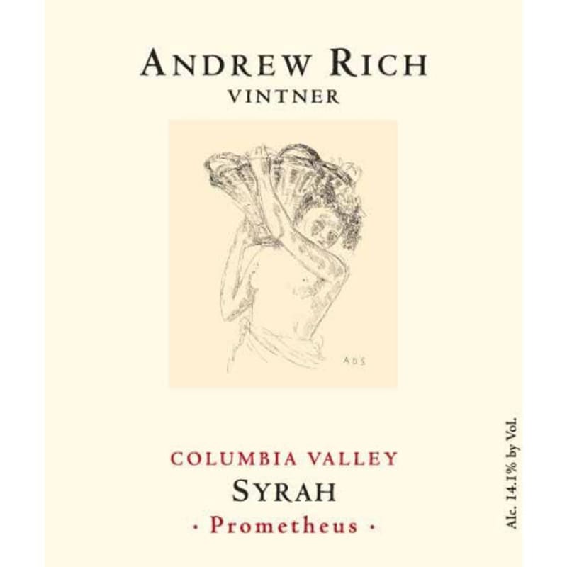 Andrew Rich Prometheus Syrah 2011 Front Label