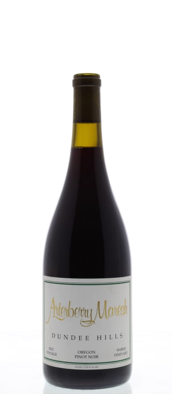 Arterberry Maresh Weber Vineyard Pinot Noir 2012 Front Bottle Shot