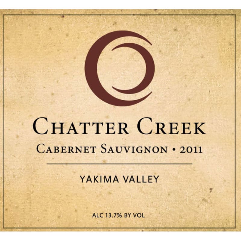 Chatter Creek Cabernet Sauvignon 2011 Front Label