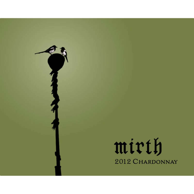 Corvidae Mirth Chardonnay 2012 Front Label