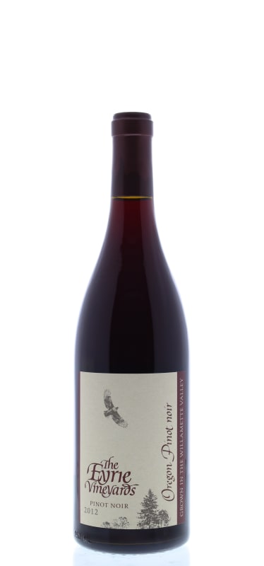 Eyrie Estate Pinot Noir 2012 Front Bottle Shot