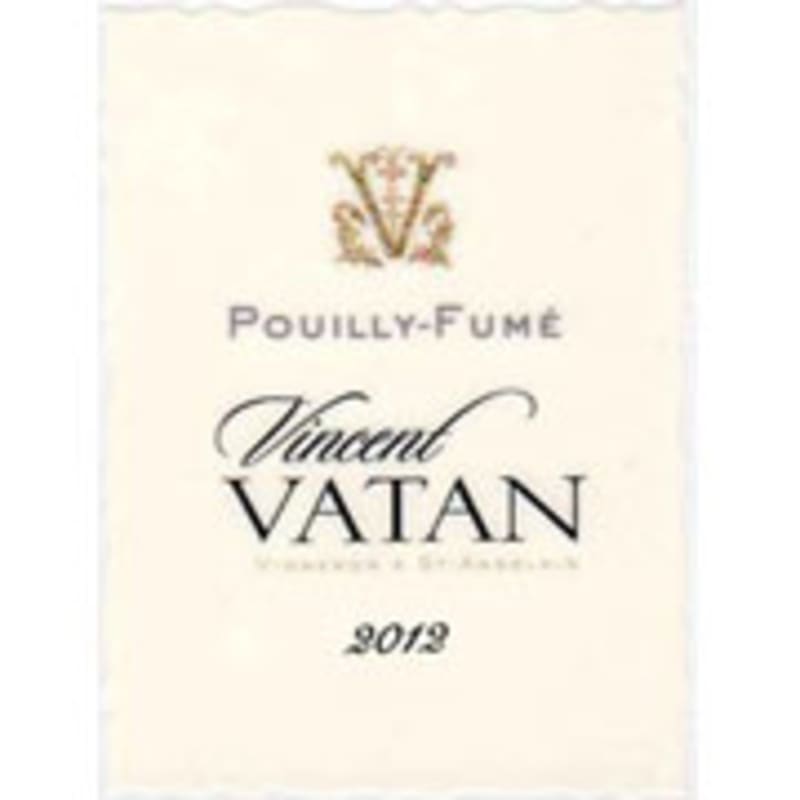 Vincent Vatan Pouilly Fume Silex 2012 Front Label