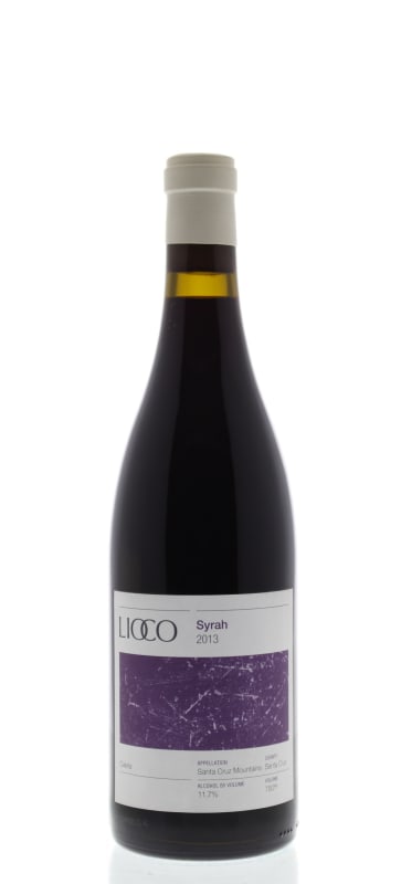 Lioco Caleta Syrah 2013 Front Bottle Shot