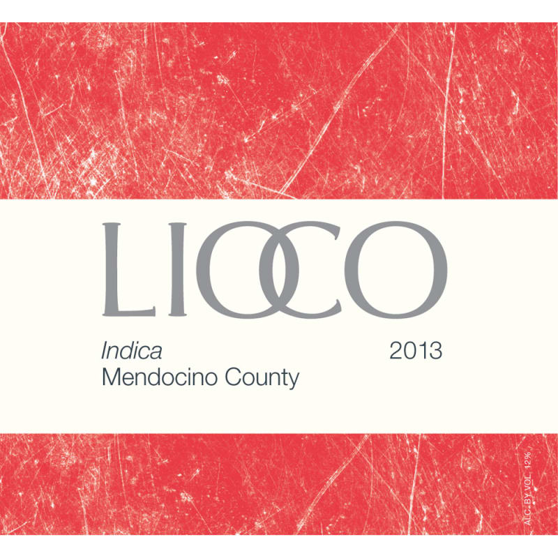 Lioco Indica Carignan 2012 Front Label