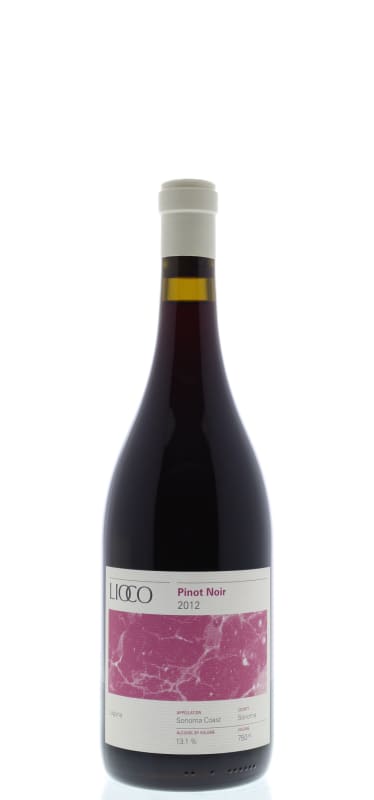 Lioco Sonoma Coast Laguna Pinot Noir 2012 Front Bottle Shot