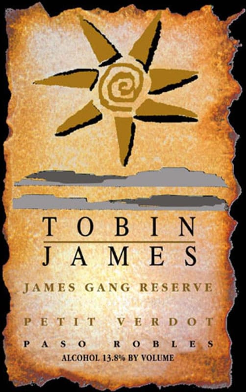 Tobin James James Gang Reserve Petite Verdot 2010 Front Label