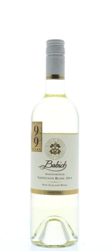 Babich Marlborough Sauvignon Blanc 2014 Front Bottle Shot