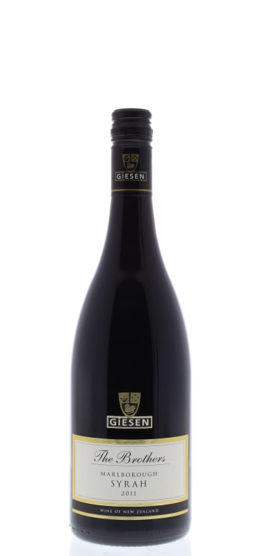 Giesen The Brothers Syrah 2011 Front Bottle Shot