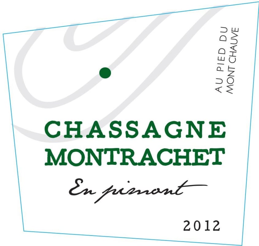 M. Picard Au Pied du Mont Chauve Chassagne Montrachet En Pimont 2012 Front Label