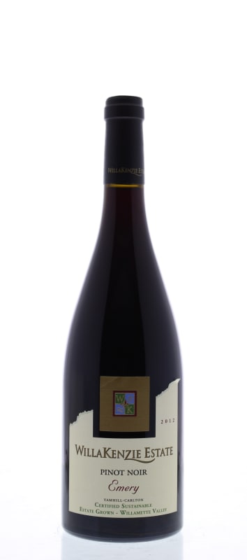 WillaKenzie Estate Emery Pinot Noir 2012 Front Bottle Shot