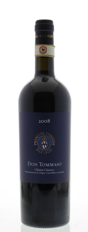 Le Corti Don Tommaso Chianti Classico 2008 Front Bottle Shot