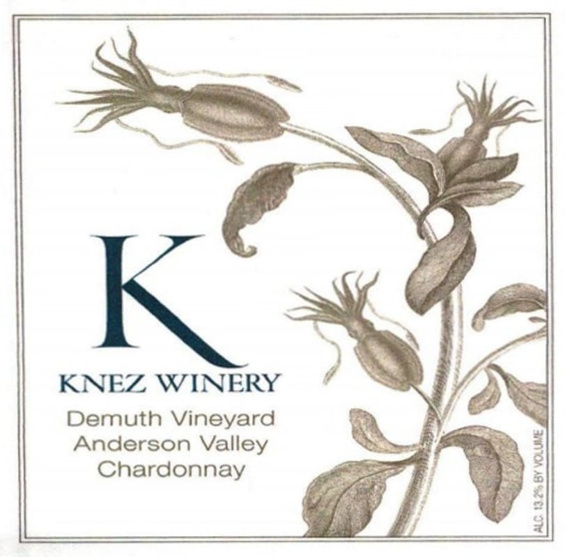 Knez Demuth Vineyard Chardonnay 2013 Front Label