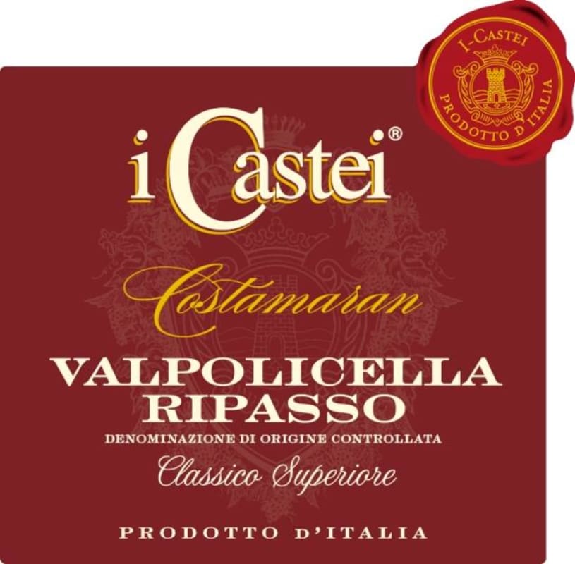 Michele Castellani i Castei Costamaran Valpolicella Ripasso 2014 Front Label