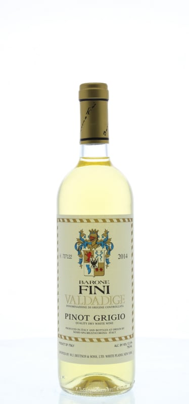 Barone Fini Valdadige Pinot Grigio 2014 Front Bottle Shot