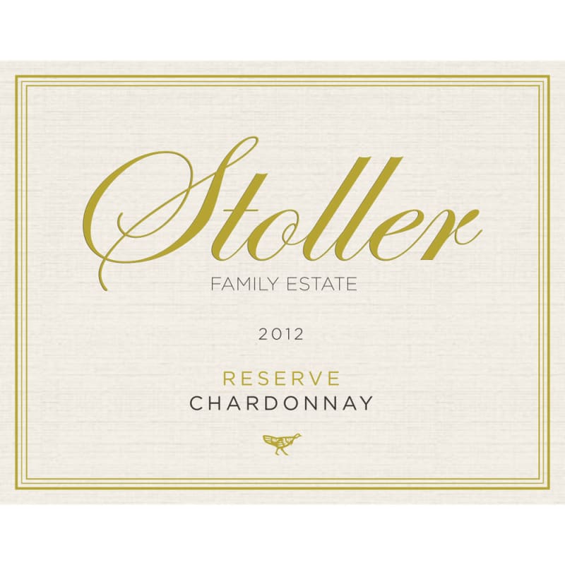 Stoller Reserve Chardonnay 2012 Front Label