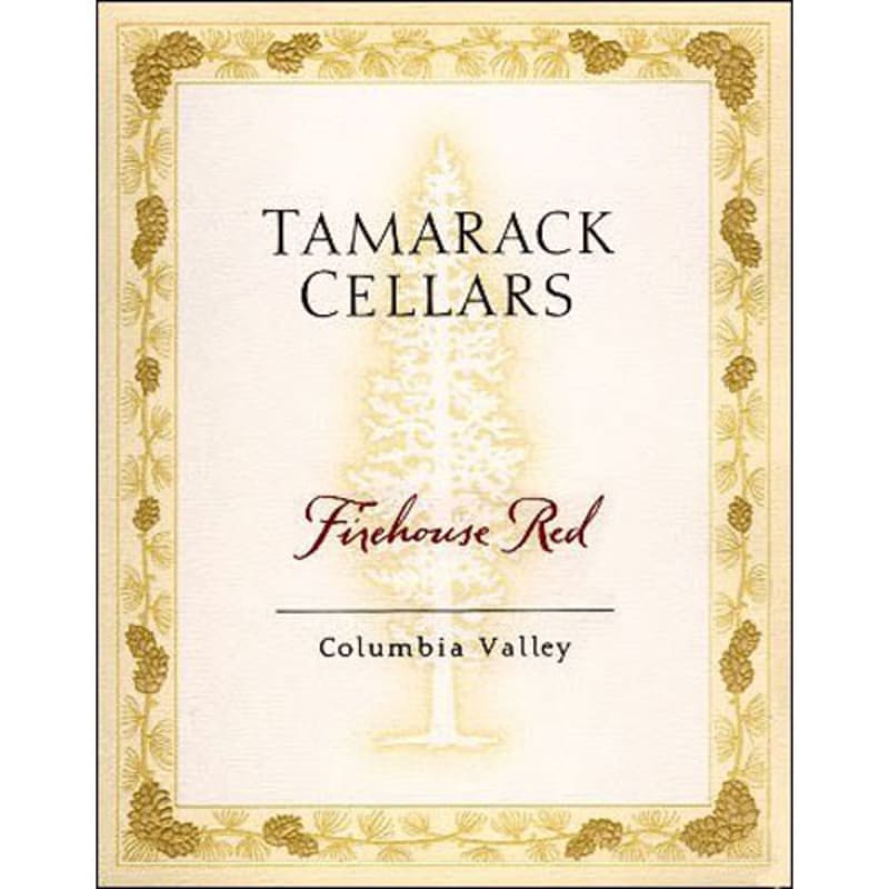 Tamarack Cellars Firehouse Red 2012 Front Label