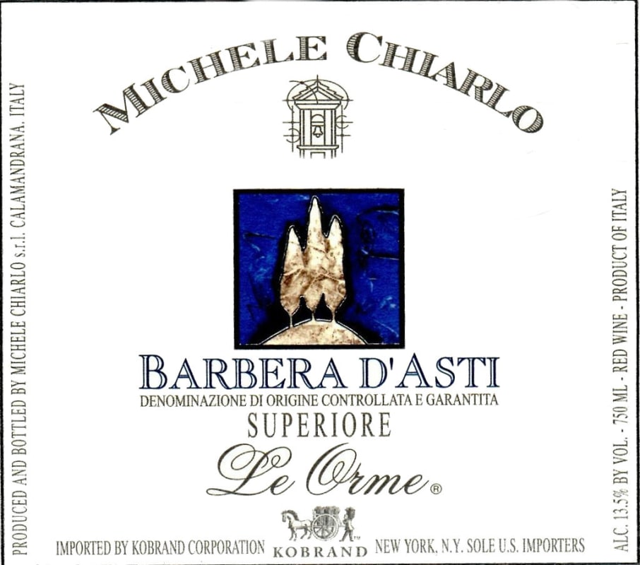 Michele Chiarlo Le Orme Barbera d'Asti 2013 Front Label