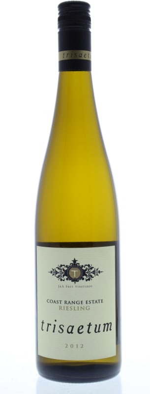 Trisaetum Coast Range Estate Riesling 2012 Front Bottle Shot