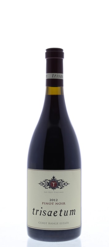 Trisaetum Coast Range Estate Pinot Noir 2012 Front Bottle Shot