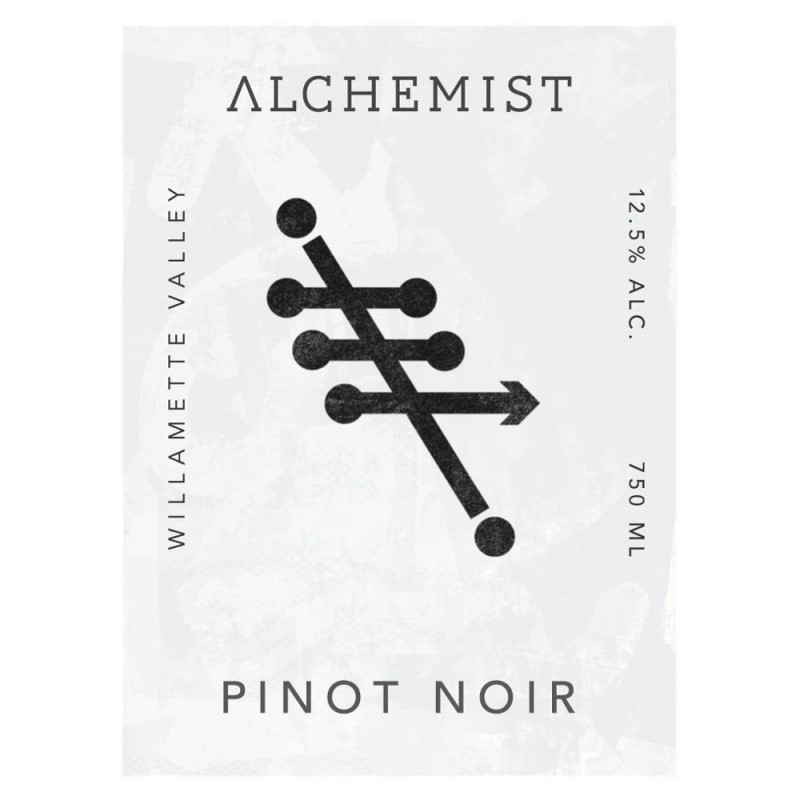 Alchemist Pinot Noir 2012 Front Label