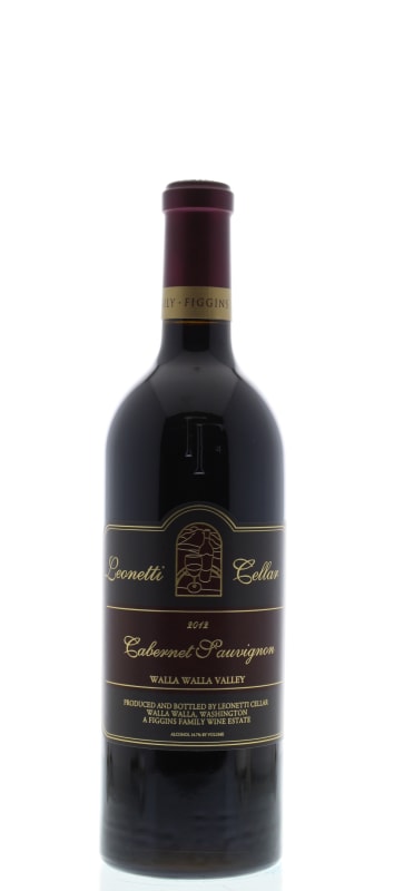 Leonetti Cabernet Sauvignon 2012 Front Bottle Shot