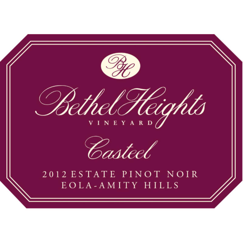 Bethel Heights Casteel Pinot Noir 2012 Front Label
