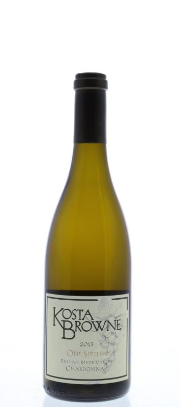 Kosta Browne One Sixteen Chardonnay 2013 Front Bottle Shot