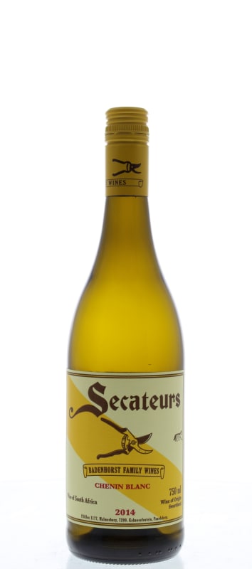 Badenhorst Secateurs Chenin Blanc 2014 Front Bottle Shot