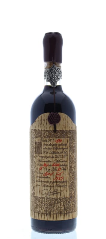 Toro Albala Don PX Convento 1929 Front Bottle Shot