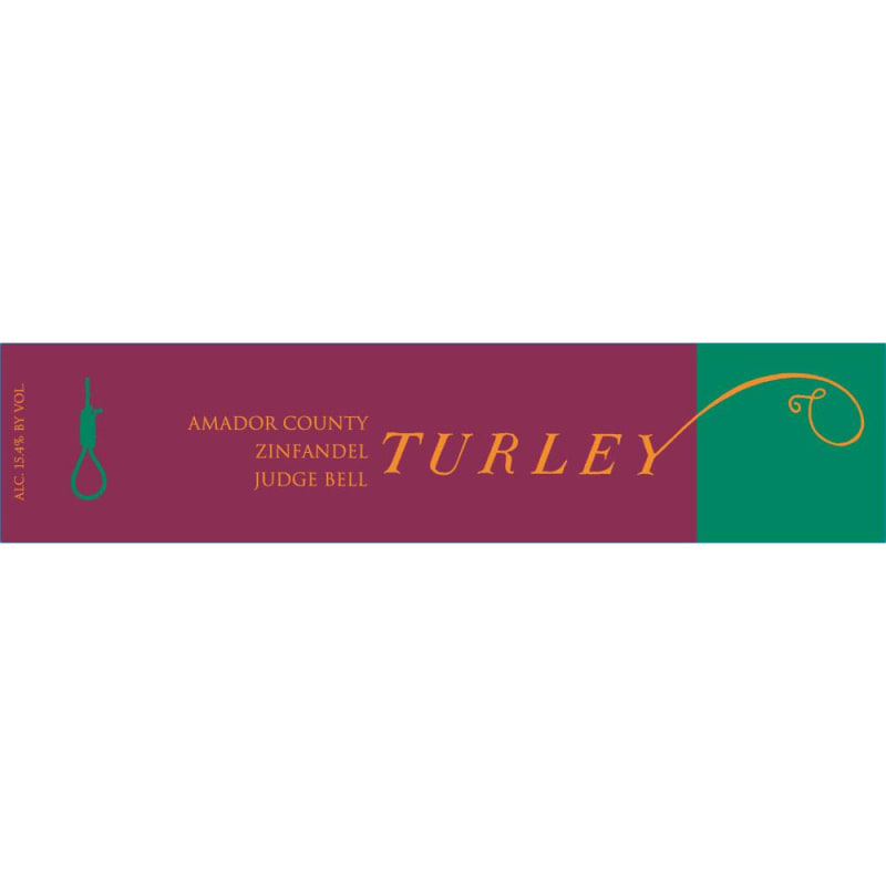 Turley Judge Bell Vineyard Zinfandel 2012 Front Label