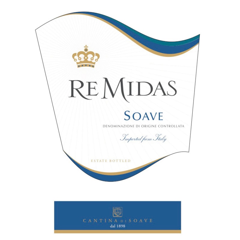 Cantina di Soave Re Midas Soave 2012 Front Label