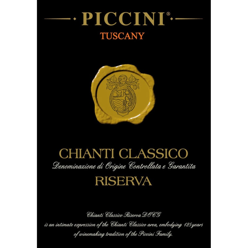 Piccini Chianti Classico Riserva 2009 Front Label