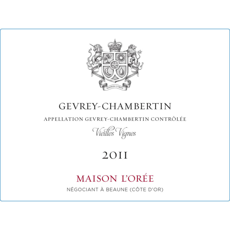 Maison L'Oree Gevrey-Chambertin Vieilles Vignes 2011 Front Label