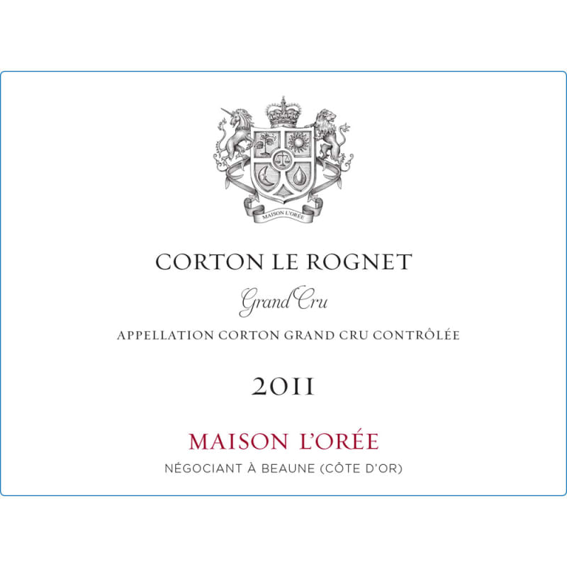 Maison L'Oree Corton Le Rognet 2011 Front Label