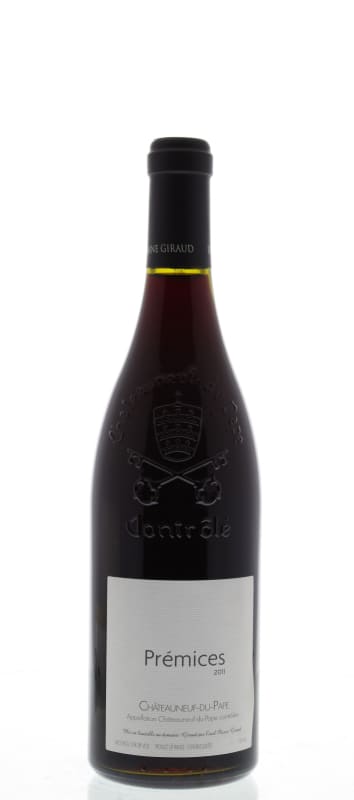 Domaine Giraud Chateauneuf-du-Pape Premices 2011 Front Bottle Shot